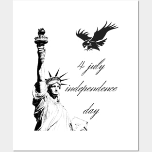 4 july independence day Posters and Art